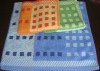 jacquard cotton towel with dots