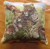 jacquard cushion cover  yarn dyed animal cushion  throw pillow