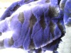 jacquard fake fur