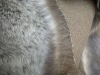 jacquard fake fur