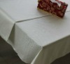 jacquard flax table cover