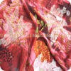 jacquard raw silk chiffon fabric with lurex