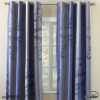 jacquard stripe fashion eyelet kitchen curtain