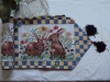 jacquard t/c table runner     polyester cotton table runner