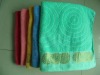 jacquard terry towel with border