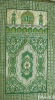 jacquard yarn dyed 25%polyester and 75%cotton or 100%polyester muslim prayer rug DM-008