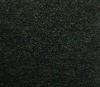 jet black   boiled wool fabric