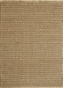 jute and leather flat weave carpet