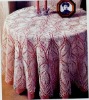 jxtb1077 warp knitting   round table cover