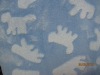 knitted bedding fabric with shearing