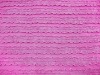 knitted double ruffle fabric