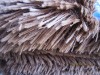 knitted dyed long pile fabric