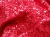 knitted fabric on 3mm shiny bead embroidered