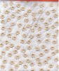 knitted fabric with embroidery