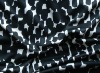 knitted fabric with plate scream printing --poly DTY