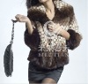 knitted mink fur coat