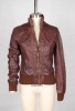 ladies PU leather jacket