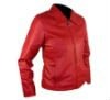 ladies fashion long coat leather