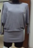 ladies' round neck long sleeve with tuck sweater