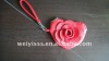 lady flower leather coin purse