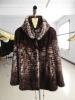 lady's fashion mink fur coat