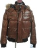 lamb leather jacket DOUDOUN clothes