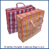 laminated pp non woven bag with check pattern