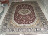 large pure silk rug