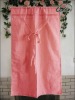 latest pink european style plain hotel curtain