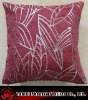 leaf chenille cushion cover