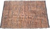 leather area rugs