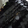 leather embroidery  fabric