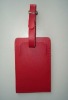 leather luggage tag