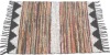 leather striped rugs India