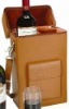 leather wine case/wine carrier