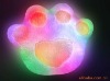 led light pillow of bear paw