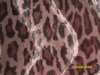 leopard patterned cut velvet for curtain