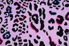 leopard printed fabric with PVC coated