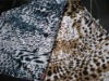 leopard printting knitted polyester spandex fabric