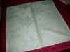 light blue 100% cotton jacquard table napkin