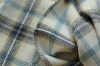 light blue check cotton Fabric
