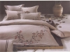 light color embroidered bedding set