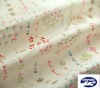 light-colored  printed  cotton   fabric for  apparel and bed sheet fabric