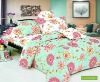 light green natural cotton printed bedding set(AX-XY0032)