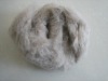 light grey cashmere fiber