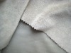 light grey weft  suede fabric for garment