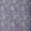 ligth colour flower print antipilling fleece fabric