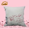 linen case printed cushion pillow