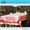 linen/cotton red condensation table linen