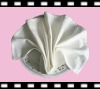 linen/cotton white dinner napkin